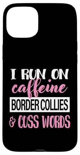 Hülle für iPhone 15 Plus Caffiene Border Collie Lover von Funny Herd Dog Art Gifts Tee Shirts & Hoodies