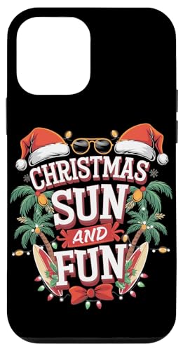 Hülle für iPhone 12 mini Feiern Sie Weihnachten mit Sonne und Spaß von Funny Holidays Boys Girls Men Women Tees Gifts