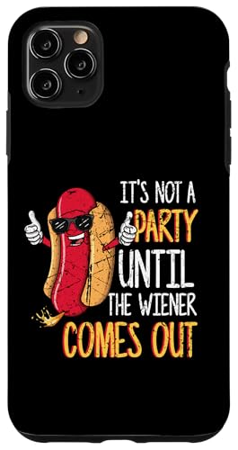 Hülle für iPhone 11 Pro Max Lustiger Hot Dog - Vintage Grillen von Funny Hot Dog and Sausage Graphics