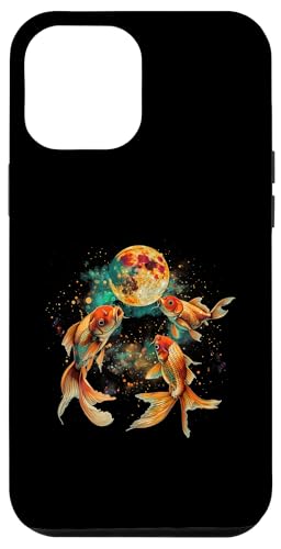 Hülle für iPhone 13 Pro Max Goldfisch Fisch Heulender Mond von Funny Howling At The Moon Gifts