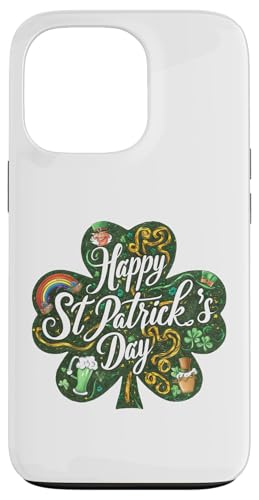 Hülle für iPhone 13 Pro Greetings St. Patricks Day Irish Green St Paddys Themed Cute von Funny Ireland Cutey Designs Merch