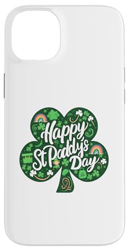 Hülle für iPhone 14 Plus Greetings St. Patricks Day Irish Green St Paddys Themed Cute von Funny Ireland Cutey Designs Merch