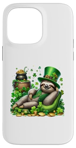 Hülle für iPhone 14 Pro Max Süßer lustiger Irish St Paddys Day Green St Patty's Themed Slot von Funny Ireland Cutey Designs Merch