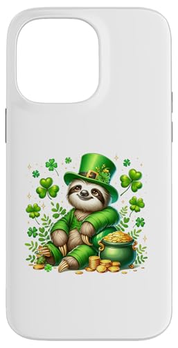 Hülle für iPhone 14 Pro Max Süßer lustiger Irish St Paddys Day Green St Patty's Themed Slot von Funny Ireland Cutey Designs Merch