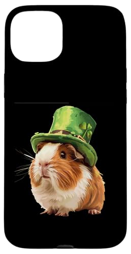 Hülle für iPhone 15 Plus Meerschweinchen St. Patricks Day Irish Green St Paddys Themed Cute von Funny Ireland Cutey Designs Merch