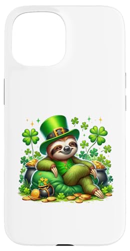 Hülle für iPhone 15 Süßer lustiger Irish St Paddys Day Green St Patty's Themed Slot von Funny Ireland Cutey Designs Merch