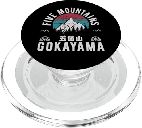 Gokayama Japan Five Mountains Japanische Alpen PopSockets PopGrip für MagSafe von Funny Japan Gifts