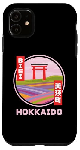 Hülle für iPhone 11 Biei Hokkaido Japanisches Torii-Tor | Japan Travel von Funny Japan Gifts