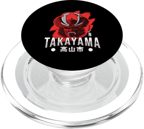 Takayama Japanischer Samurai-Krieger PopSockets PopGrip für MagSafe von Funny Japan Gifts