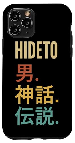 Hülle für iPhone 11 Pro Funny Japanese First Name Design - Hideto von Funny Japanese First Name Designs for Men