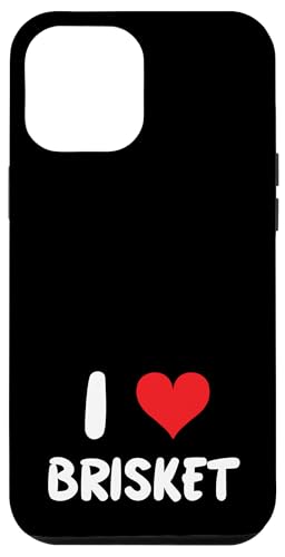 Hülle für iPhone 12 Pro Max I Love Brisket – Herz – BBQ Barbeque Chef Cook Grill Lebensmittel von Funny Job Hobby Boss Co-Worker for Men Women by RJ