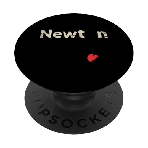 Newton gegen Schwerkraft PopSockets Klebender PopGrip von Funny Jokes And Cute Pun Designs