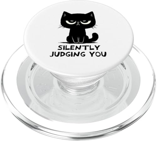 Silently Judging You. Süße Katze. PopSockets PopGrip für MagSafe von Funny Jokes And Cute Pun Designs