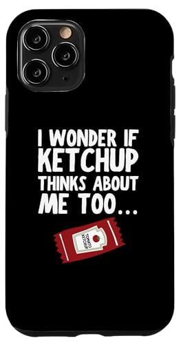 Hülle für iPhone 11 Pro Cooles Ketchup-Design für Männer Frauen Catsup Sauce Ketchup Liebhaber von Funny Ketchup Gift Ketchup Lover Apparel