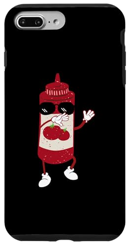 Hülle für iPhone 7 Plus/8 Plus Coole Dabbing Ketchup Kunst für Kinder Jungen Mädchen Männer Frauen Ketchup von Funny Ketchup Gift Ketchup Lover Apparel