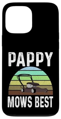 Hülle für iPhone 13 Pro Max Funny Pappy Mows Beste Rasenpflege Grasmähen Rasenmäher Papa von Funny Lawn Care Gifts