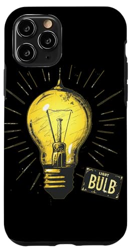 Hülle für iPhone 11 Pro Beleuchtetes Leuchtmittel Outfit für lustige Ideen von Funny Light Bulb Outfit