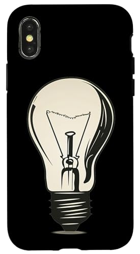 Hülle für iPhone X/XS Kühles Leuchtmittel von Funny Light Bulb Outfit