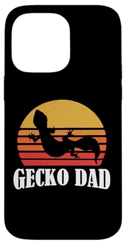 Hülle für iPhone 14 Pro Max Reptile Happy Retro Vintage Sunset Dad Leopard Gecko Lover von Funny Lizard Gifts Graphic Tee Shirts & Hoodies