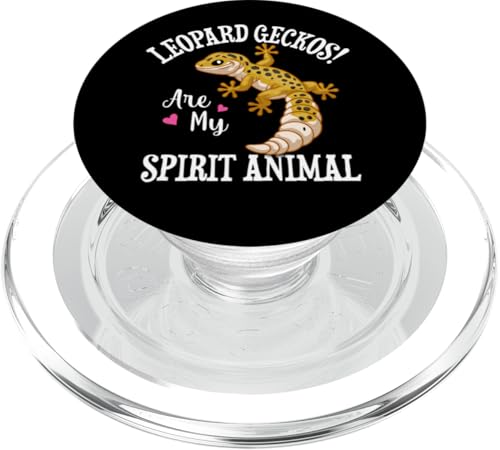 Reptile Happy Spirit Animal Leopard Gecko Lover PopSockets PopGrip für MagSafe von Funny Lizard Gifts Graphic Tee Shirts & Hoodies