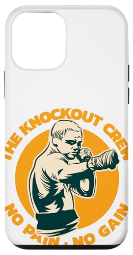 Hülle für iPhone 12 mini Die Knockout-Crew, Keine Schmerzen, Kein Gewinn, Kämpfer, Boxer, MMA von Funny MMA