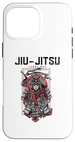 Hülle für iPhone 16 Pro Max Jiu-Jitsu Samurai Panda, Schwert, Grappling, Muay Thai, MMA von Funny MMA