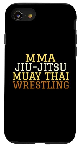 Hülle für iPhone SE (2020) / 7 / 8 MMA, Jiu-Jitsu, Muay Thai Wrestling, von Funny MMA