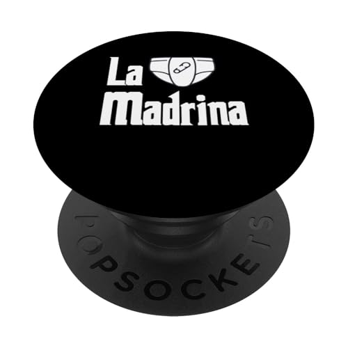 Funny Proposal Baby Diaper Desing - La Madrina PopSockets Klebender PopGrip von Funny Madrina Proposal Designs