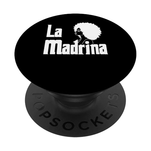 Funny Proposal Curly Hair Desing - La Madrina PopSockets Klebender PopGrip von Funny Madrina Proposal Designs