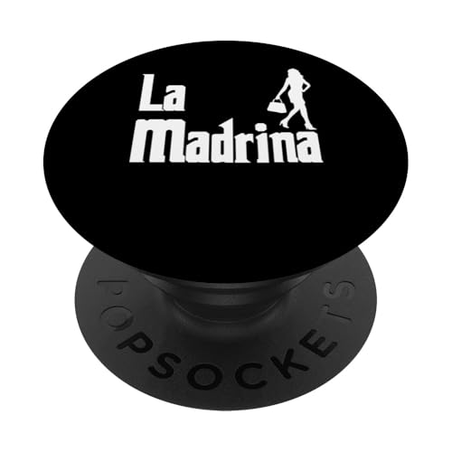 Funny Proposal Handbag Girl Desing - La Madrina PopSockets Klebender PopGrip von Funny Madrina Proposal Designs