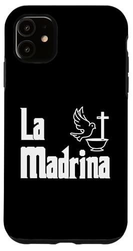 Hülle für iPhone 11 Funny Proposal Dove Desing - La Madrina von Funny Madrina Proposal Designs