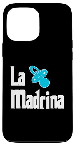 Hülle für iPhone 13 Pro Max Funny Proposal Light Blue Pacifier Desing - La Madrina von Funny Madrina Proposal Designs