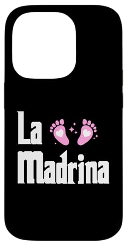 Hülle für iPhone 14 Pro Funny Proposal Pink Baby Feet Desing - La Madrina von Funny Madrina Proposal Designs