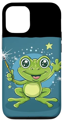 Hülle für iPhone 13 Kinder Frosch mit Zauberstab Kostüm für Jungen und Mädchen von Funny Magic Frog Outfit