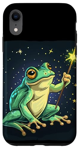 Hülle für iPhone XR Cooles Zauberer Student Kröte Kostüm für Mann und Frau von Funny Magic Frog Outfit