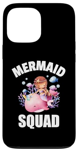 Hülle für iPhone 13 Pro Max Niedliche Meerjungfrau für Frauen Mädchen Kinder Meer Meerjungfrau Geburtstag Squad von Funny Mermaid Gift Apparel