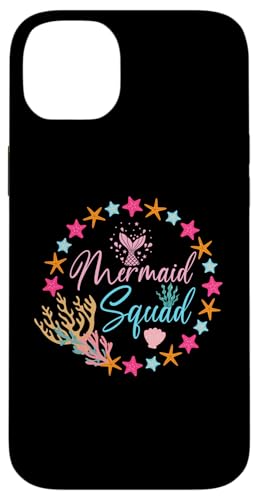 Hülle für iPhone 14 Plus Niedliche Meerjungfrau für Frauen Mädchen Kinder Meer Meerjungfrau Geburtstag Squad von Funny Mermaid Gift Apparel