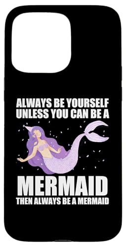 Hülle für iPhone 15 Pro Max Coole Meerjungfrauenkunst für Frauen Mädchen Meerestiere Meerjungfrau Liebhaber von Funny Mermaid Gift Apparel