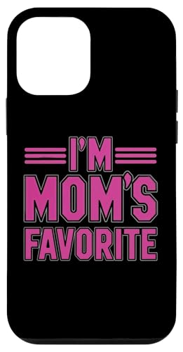 Hülle für iPhone 12 mini Ich bin Mamas Favorit Urkomische Familienrivalität Mamas Favorit von Funny Mom's Clothing