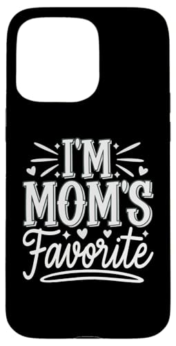 Hülle für iPhone 15 Pro Max Ich bin Mamas liebster lustiger Sohn, Rivalität, Familienhumor von Funny Mom's Clothing