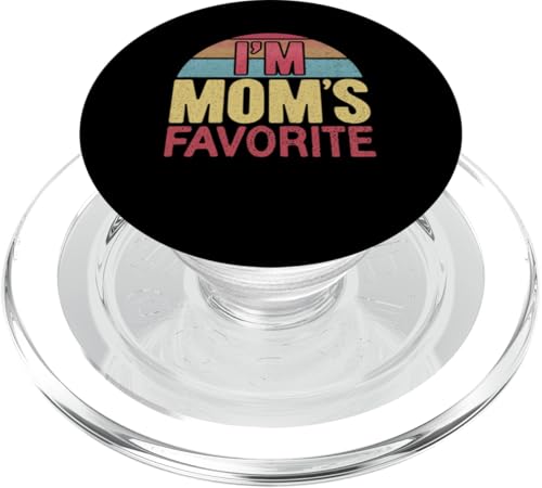 I'm Mom's Favorite Funny Family Sarcasm Geschwister Kleidung PopSockets PopGrip für MagSafe von Funny Mom's Clothing