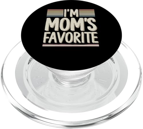 Ich bin Mamas Lieblingskleidung mit lustiger sarkastischer Familiengrafik PopSockets PopGrip für MagSafe von Funny Mom's Clothing