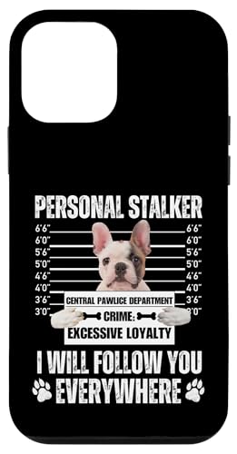 Funny Personal Stalker Dog Design - French Bulldog Hülle für iPhone 12 mini von Funny Mugshot Dog Jail Designs