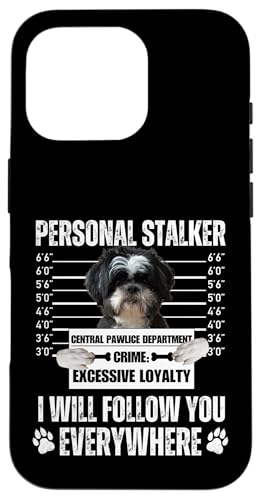 Funny Personal Stalker Dog Design - Shih Tzu Hülle für iPhone 16 Pro von Funny Mugshot Dog Jail Designs