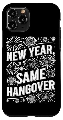 Hülle für iPhone 11 Pro Frohes Neues Jahr Lustiges Neues Jahr Selber Kater von Funny New Years Eve Party Silvester Men Women Tees