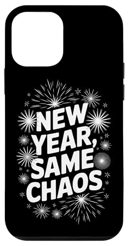 Hülle für iPhone 12 mini Happy New Year Lustiges Neues Jahr, Gleiches Chaos von Funny New Years Eve Party Silvester Men Women Tees