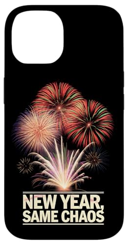 Hülle für iPhone 14 Frohes Neues Jahr Lustiges Neues Jahr Gleiches Chaos von Funny New Years Eve Party Silvester Men Women Tees