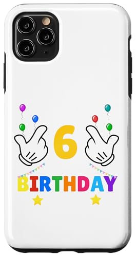 Hülle für iPhone 11 Pro Max 6 Jahre alt Geburtstagsgeschenke für Kinder 6. Geburtstag von Funny Novelty Cute Kids Birthday Gifts Store By Mj
