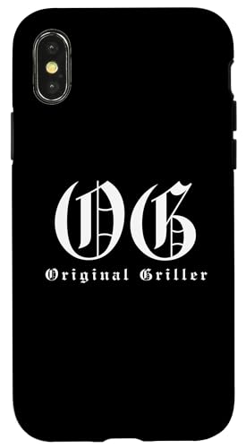 Hülle für iPhone X/XS OG Official Griller - Lustiges Gangster Lowrider Wortspiel von Funny Original Gangster Apparel Gifts