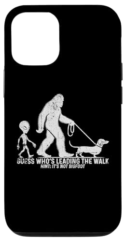 Hülle für iPhone 12/12 Pro Bigfoot Alien Humor Grillgrafik für Parodie BBQ Meme von Funny Outdoor Bigfoot Alien Grilling Clothes